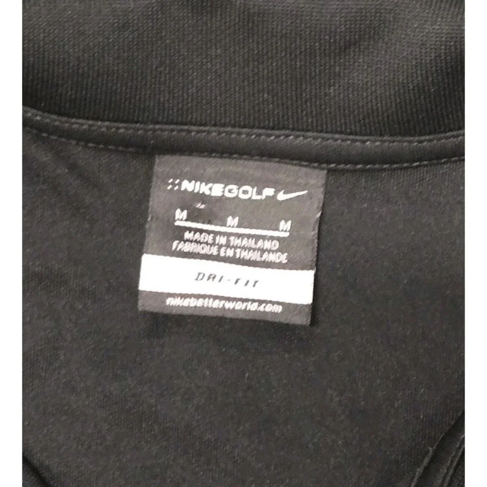 Nike Golf Men's Dark Green Graphic Dri-FIT Polo Shirt Size Medium